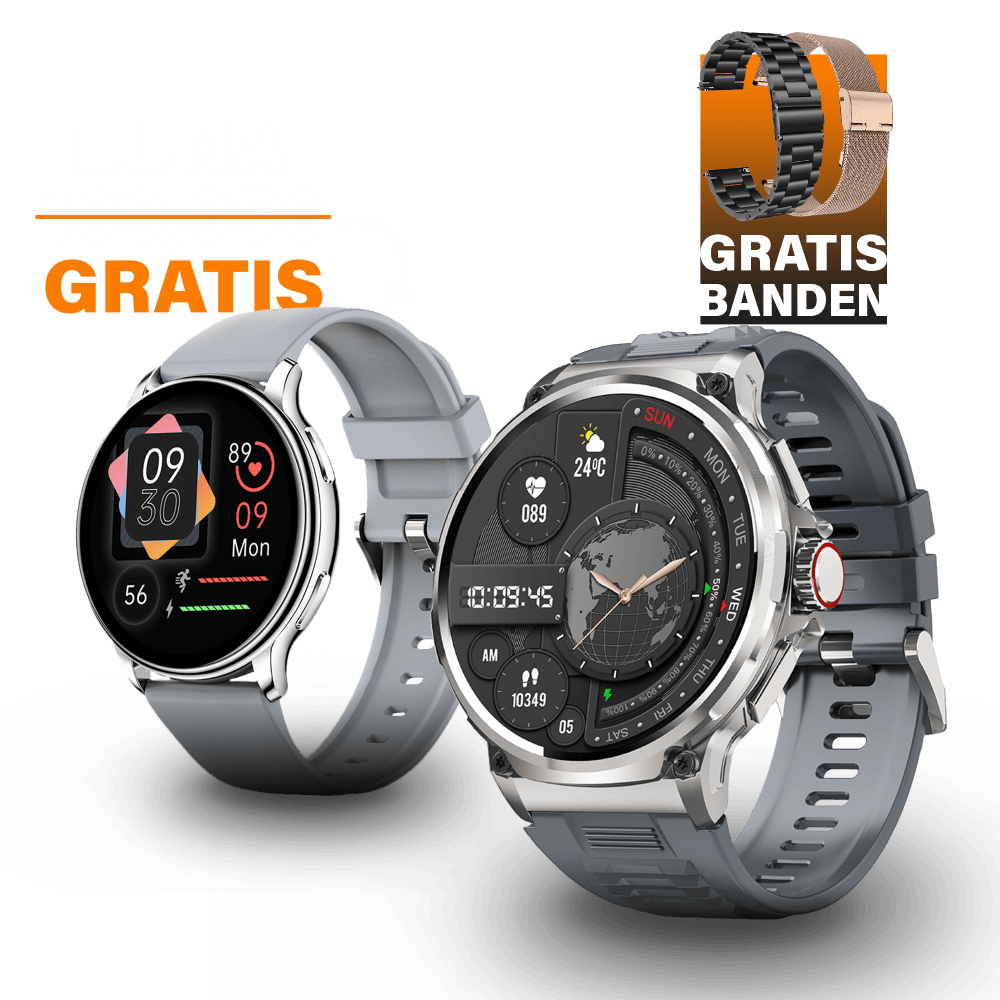 Zeus met Gratis Luna Smartwatch