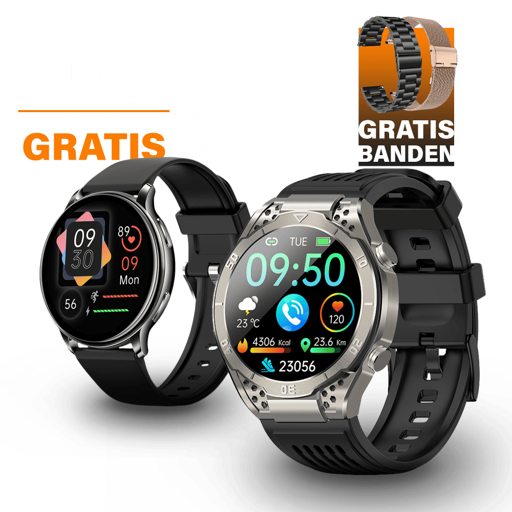 Apollo met Gratis Luna Smartwatch