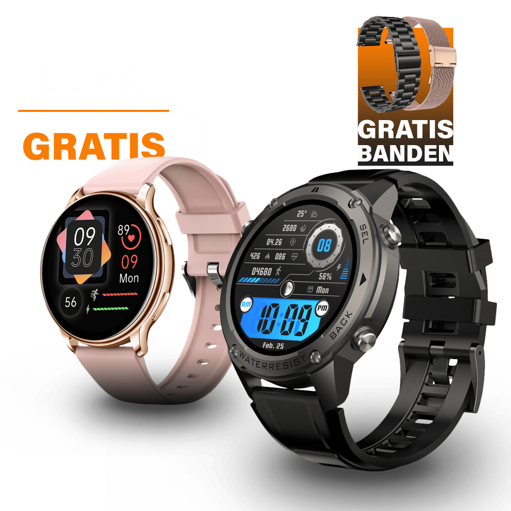 Odin met Gratis Luna Smartwatch