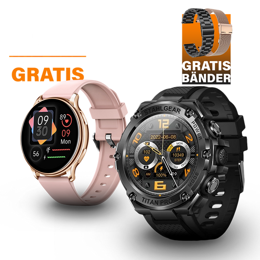 Titan Pro + Gratis Frauen Smartwatch