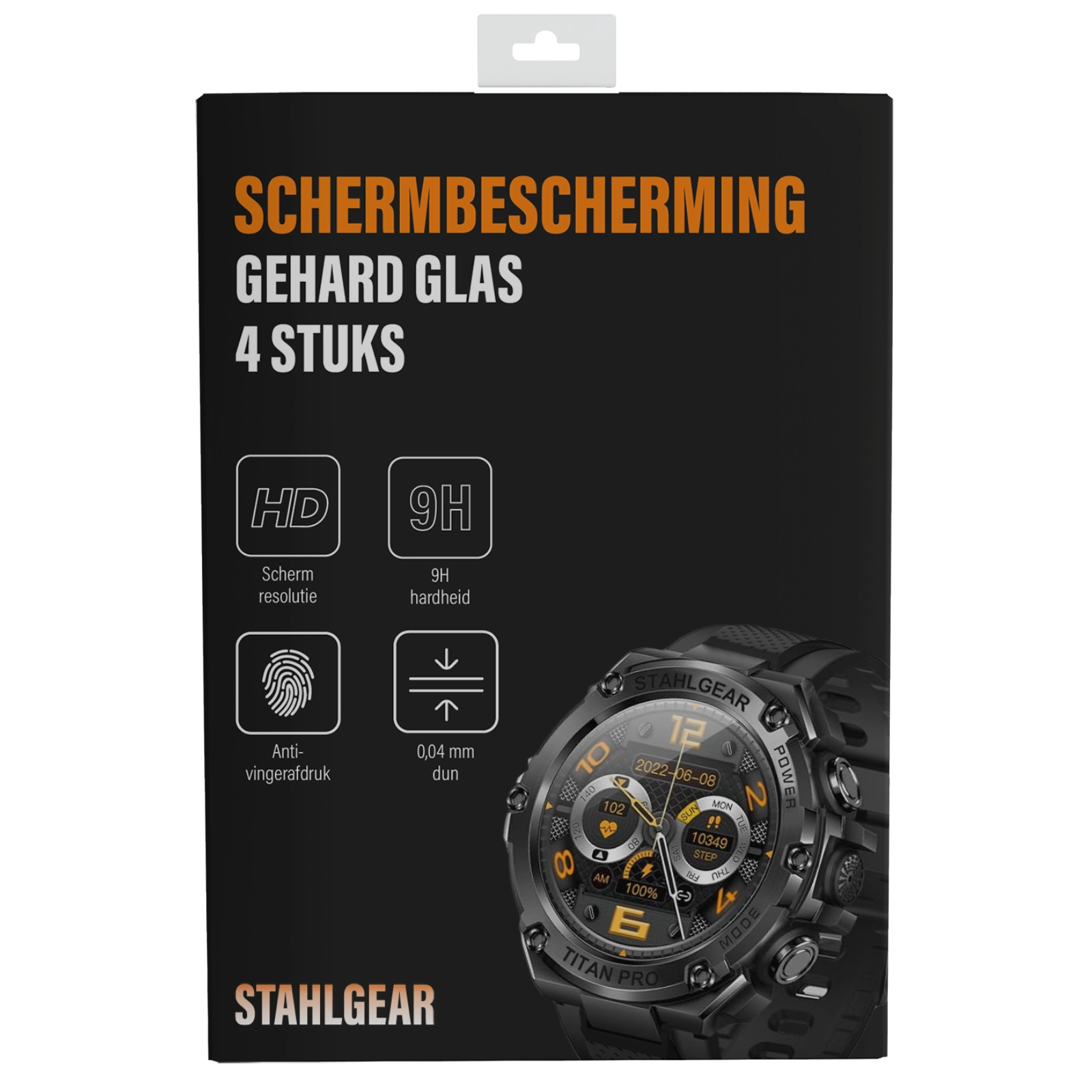 4x Schermbescherming - Titan Pro