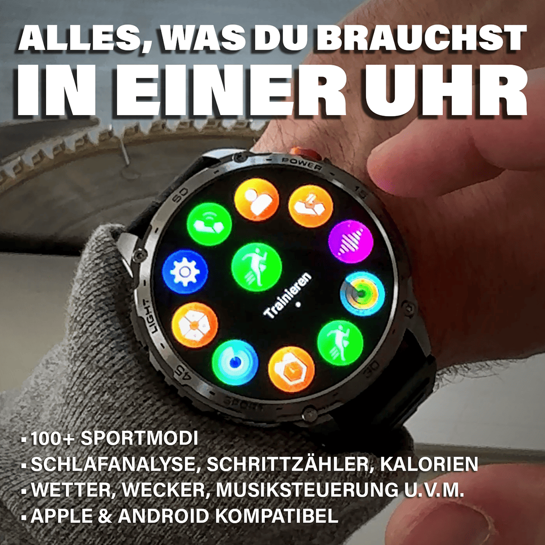 Zeus 2.0 + Gratis Frauen Smartwatch